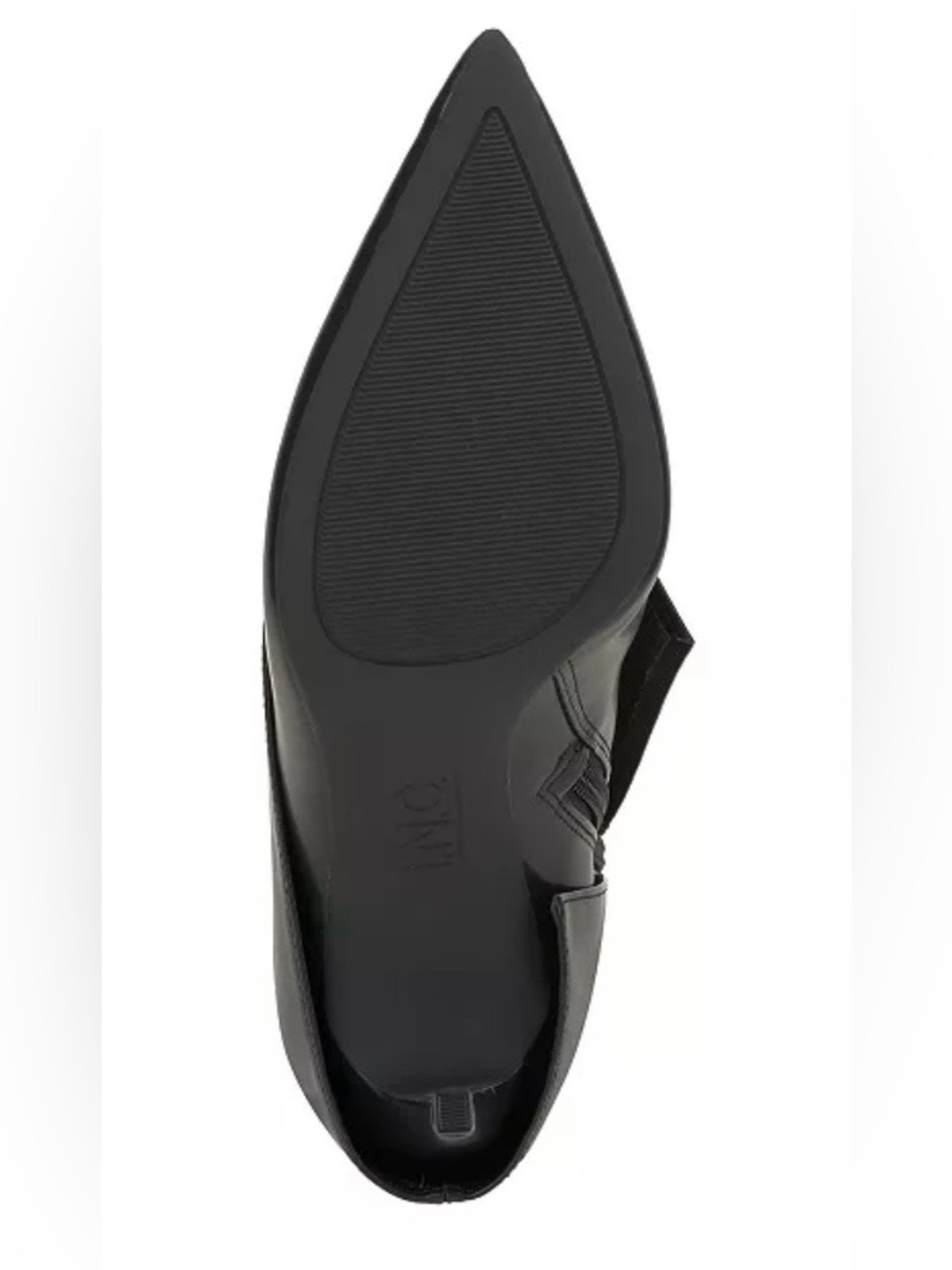INC International Concepts Tall Black Faux Leather Pointed-Toe Stiletto Boots - Picture 4 of 16